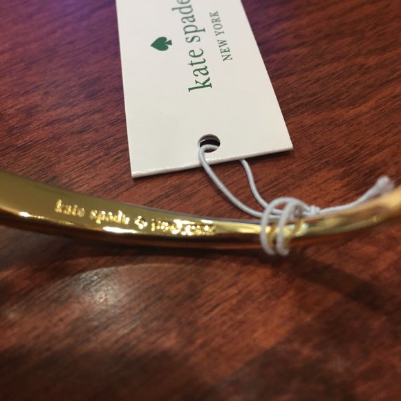 NWT Kate Spade Geo Gems Open Hinged Bangle - Picture 5 of 9